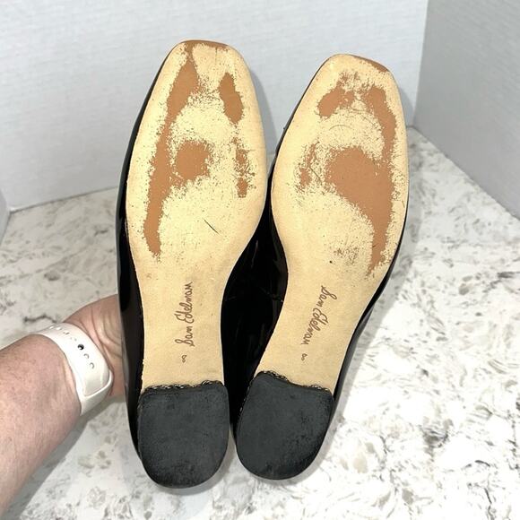 Sam Edelman Marisol Ballet Flat in Black Patent Leather - Picture 12 of 15